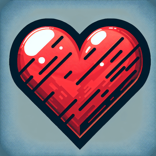 Kalp yap.
Single Game Texture. In-Game asset. 2d. Blank background. High contrast. No shadows.