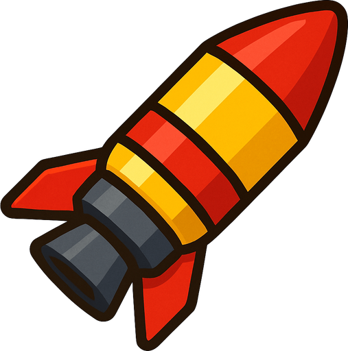 Survivor.io style 2D missile rocket made by HABBY PTE. LTD.