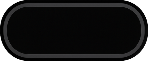 Yazısız siyah button.
In-Game asset.  2d.  High contrast.  No shadows