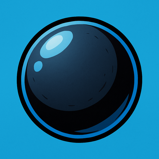 cannonball.
In-Game asset.  2d.  High contrast.  No shadows