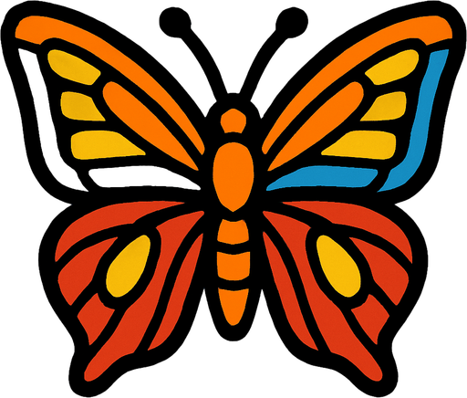 make a butterfly.
In-Game asset.  High contrast.  No shadows