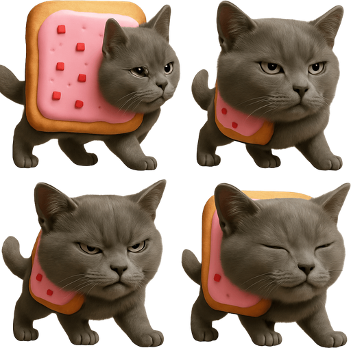 Sprite sheet with different face expressions