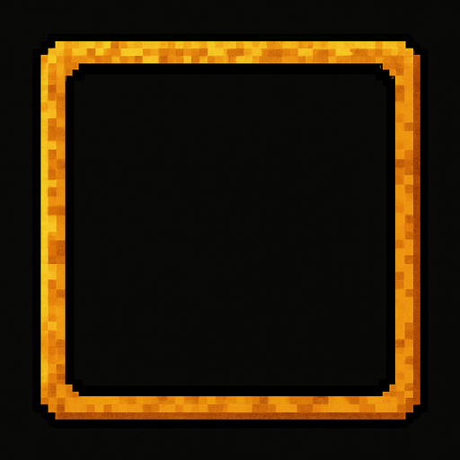 inventory background cell border square.
In-Game asset.  2d.  High contrast.  No shadows