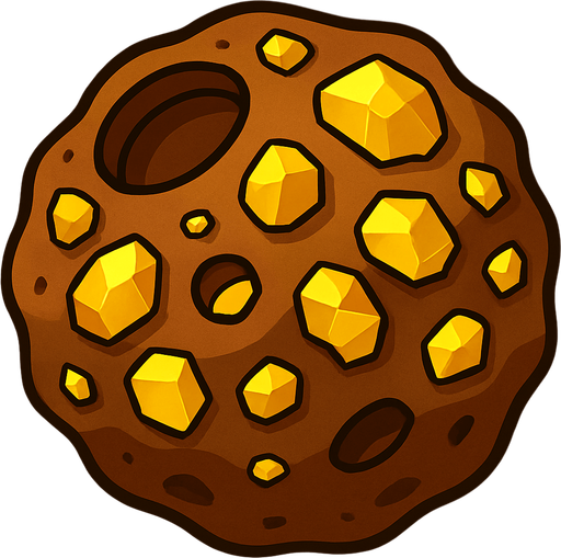 метеорит с золотой рудой