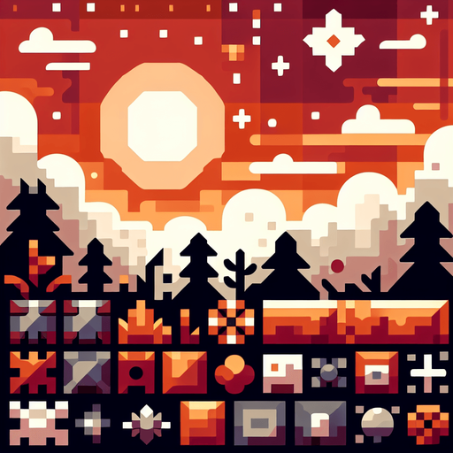 Scenario.
Single Game Texture. In-Game asset. 2d. Blank background. High contrast. No shadows.