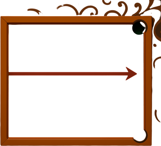 Change the center bumper on the table into a red line that’s painted on the table, like a casino table, that ends in an arrow on the right hand side. At the end of the arrow put a pocket on the side railing like a pool table.