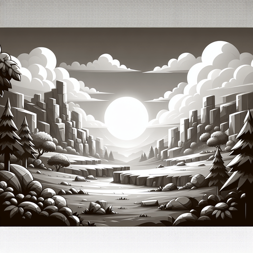 An area for testing out AI.
Single Game Texture.  In-Game asset.  2d.  Blank background.  High contrast.  No shadows