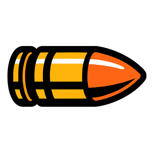 mermi.
In-Game asset.  2d.  High contrast.  No shadows