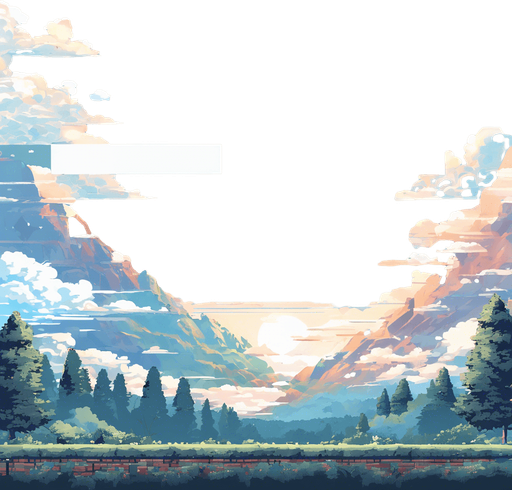 Please remove the white squares in the sky