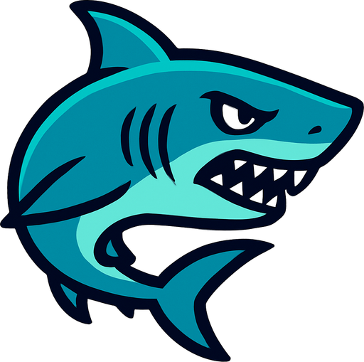 Tiburón.
In-Game asset.  2d.  High contrast.  No shadows