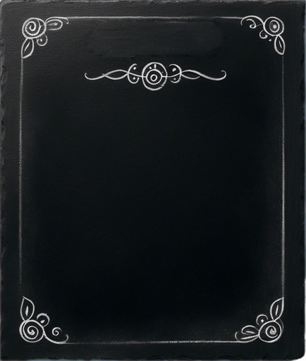 "RULES" handwritten in chalk