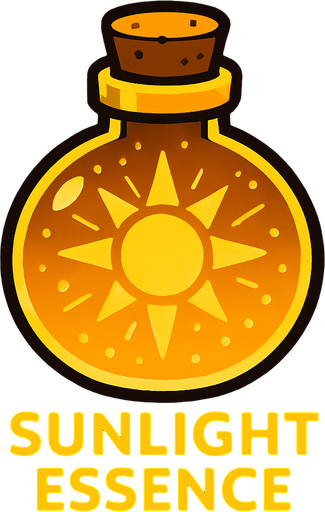 sunlightEssence.
In-Game asset.  2d.  High contrast.  No shadows