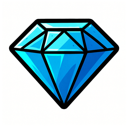 diamond.
In-Game asset.  2d.  High contrast.  No shadows