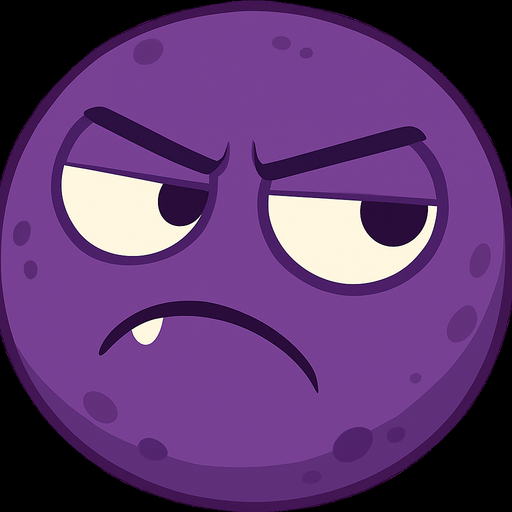 make it purple and suspicious