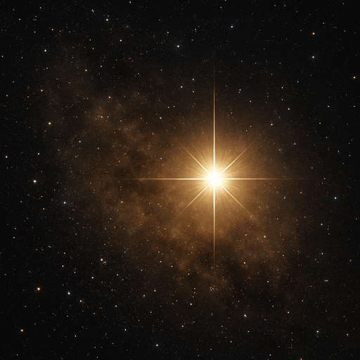 realistic distant detailed dust star
