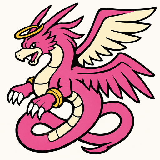 magnadramon.
In-Game asset.  2d.  High contrast.  No shadows