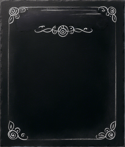 Text "ROOKIE BREW" handwritten in chalk