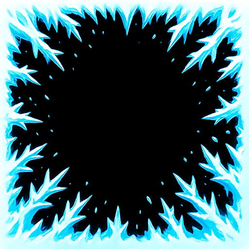 kenarlardan gelen donma efekti.
In-Game asset.  2d.  High contrast.  No shadows