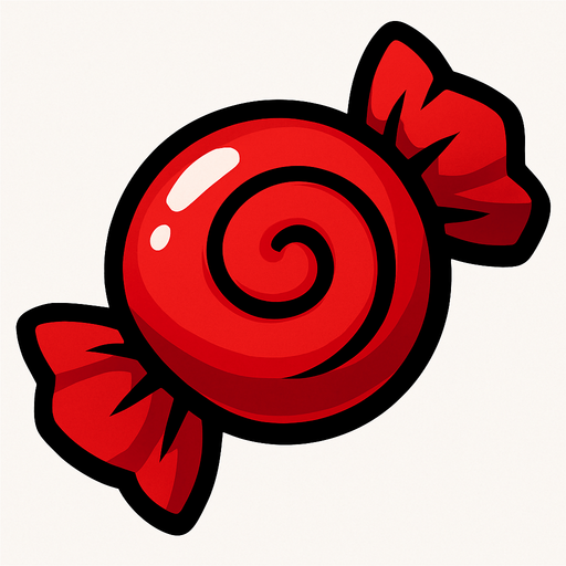 Red Candy.
In-Game asset.  2d.  High contrast.  No shadows