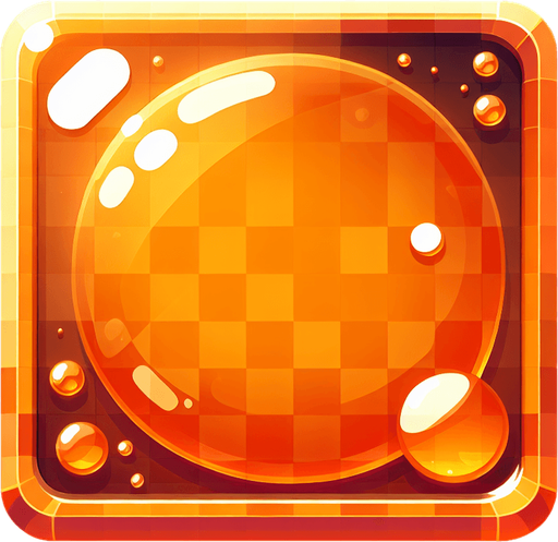 arka planı olmayan şefaf ruruncu bi kare.
Single Game Texture. In-Game asset. 2d. Blank background. High contrast. No shadows.