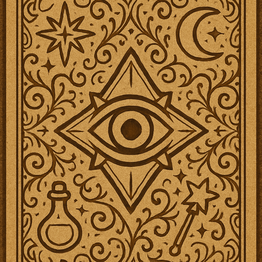 antique card background pattern magical fantasy.
In-Game asset.  2d.  High contrast.  No shadows