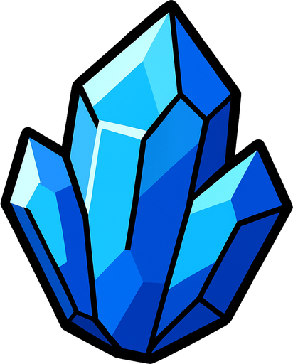 christal.
In-Game asset.  2d.  High contrast.  No shadows