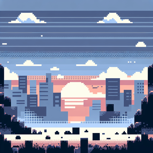 8-bit pixelated minimal stylized background for a simple hypercasual game.
Single Game Texture. In-Game asset. 2d. Blank background. High contrast. No shadows.