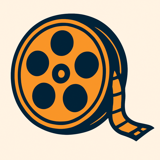 movie reel.
In-Game asset.  2d.  High contrast.  No shadows