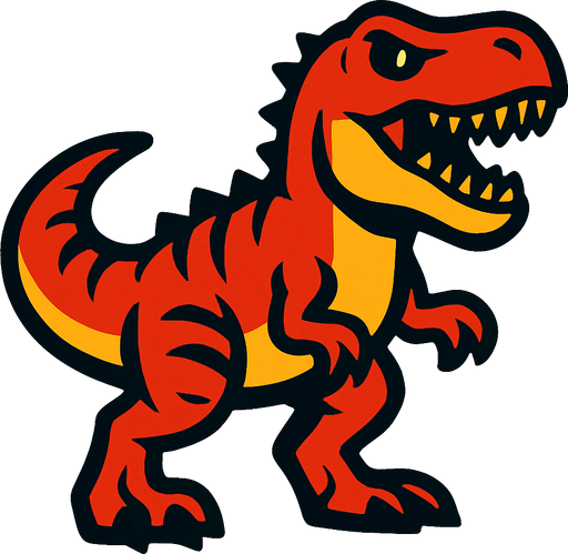 T-REX.
In-Game asset.  2d.  High contrast.  No shadows