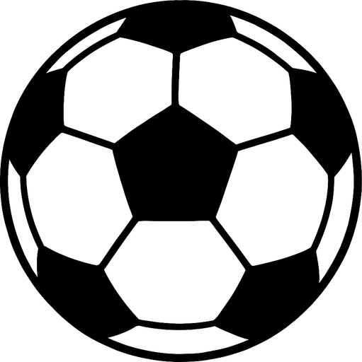 Un balón normal.
In-Game asset.  2d.  High contrast.  No shadows