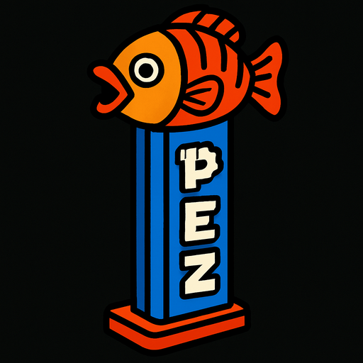 pez.
In-Game asset.  2d.  High contrast.  No shadows
