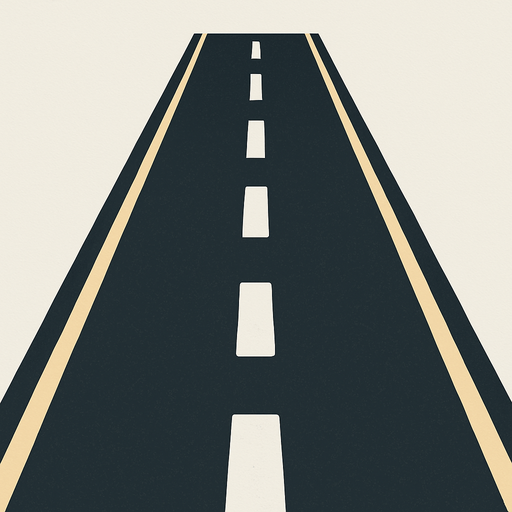 road.
In-Game asset.  2d.  High contrast.  No shadows