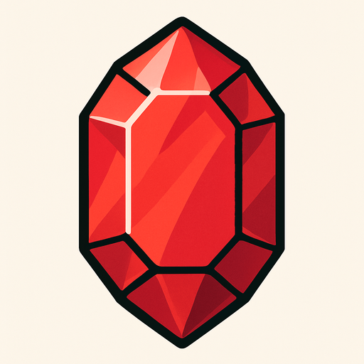 Gem.
In-Game asset.  2d.  High contrast.  No shadows