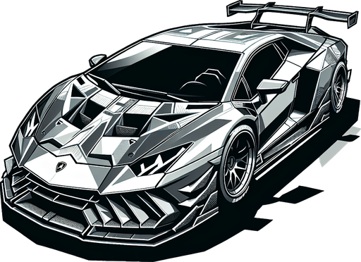 Lamborghini.
Single Game Texture. In-Game asset. 2d. Blank background. High contrast. No shadows.