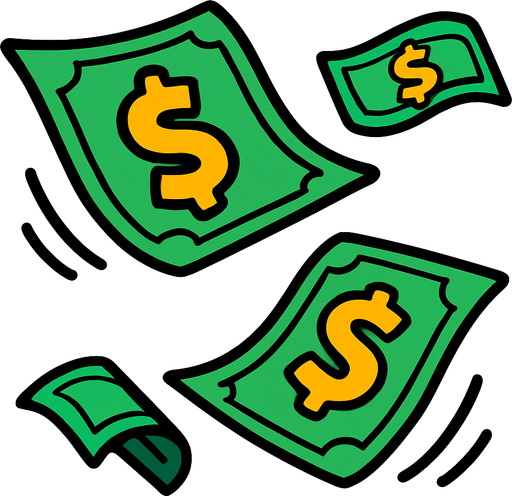 💸💸💸💸 para.
In-Game asset.  2d.  High contrast.  No shadows