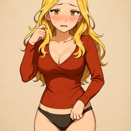 Make her with full body and bikini bottom