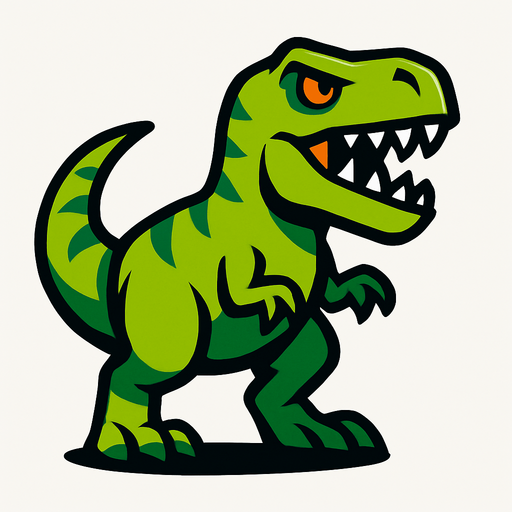 T-REX.
In-Game asset.  2d.  High contrast.  No shadows