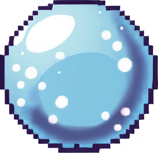 A version of this bubble but exploded