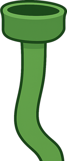green tube
. No background. Transparent background. Blank background. No shadows. 2d. In-Game asset. flat