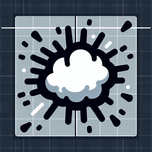 explosion.
Single Game Texture.  In-Game asset.  2d.  Blank background.  High contrast.  No shadows