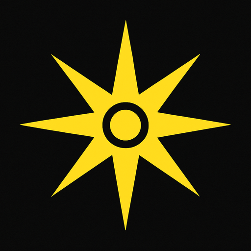 звездочка которая символизирует ритический удар над головой в игре.
In-Game asset.  2d.  High contrast.  No shadows