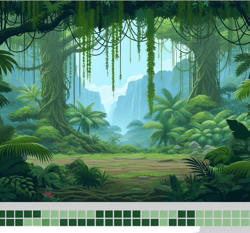 2d jungle canopy background side scroller unreal engine 5
Single Game Texture. In-Game asset. 2d. Blank background. High contrast. No shadows No ground