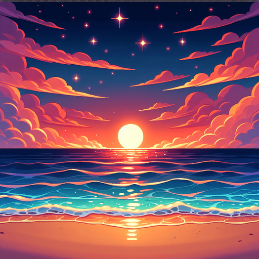 cartoon beack background. all sand. sunset..
Single Game Texture. In-Game asset. 2d. Blank background. High contrast. No shadows.