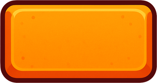 Rectangular button.
In-Game asset.  2d.  High contrast.  No shadows