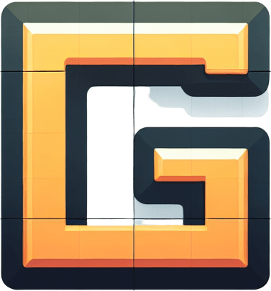 Produce an image that says G. This G will be big..
Single Game Texture.  In-Game asset.  2d.  Blank background.  High contrast.  No shadows