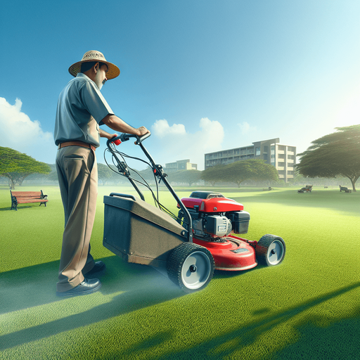 grass mower.