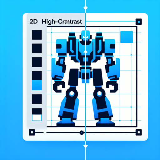 a blue transformer.
Single Game Texture.  In-Game asset.  2d.  Blank background.  High contrast.  No shadows