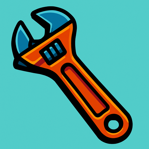 Llave inglesa.
In-Game asset.  2d.  High contrast.  No shadows
