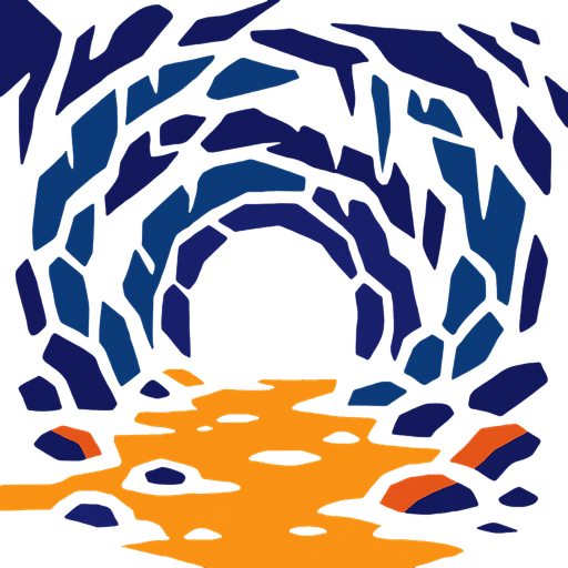 Cave.
In-Game asset.  2d.  High contrast.  No shadows