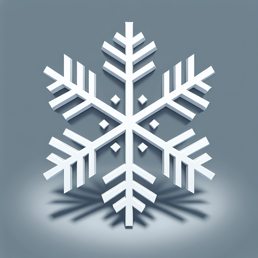 basic snowflake. white

Single Game Texture. In-Game asset. 2d. Blank background. High contrast. No shadows.